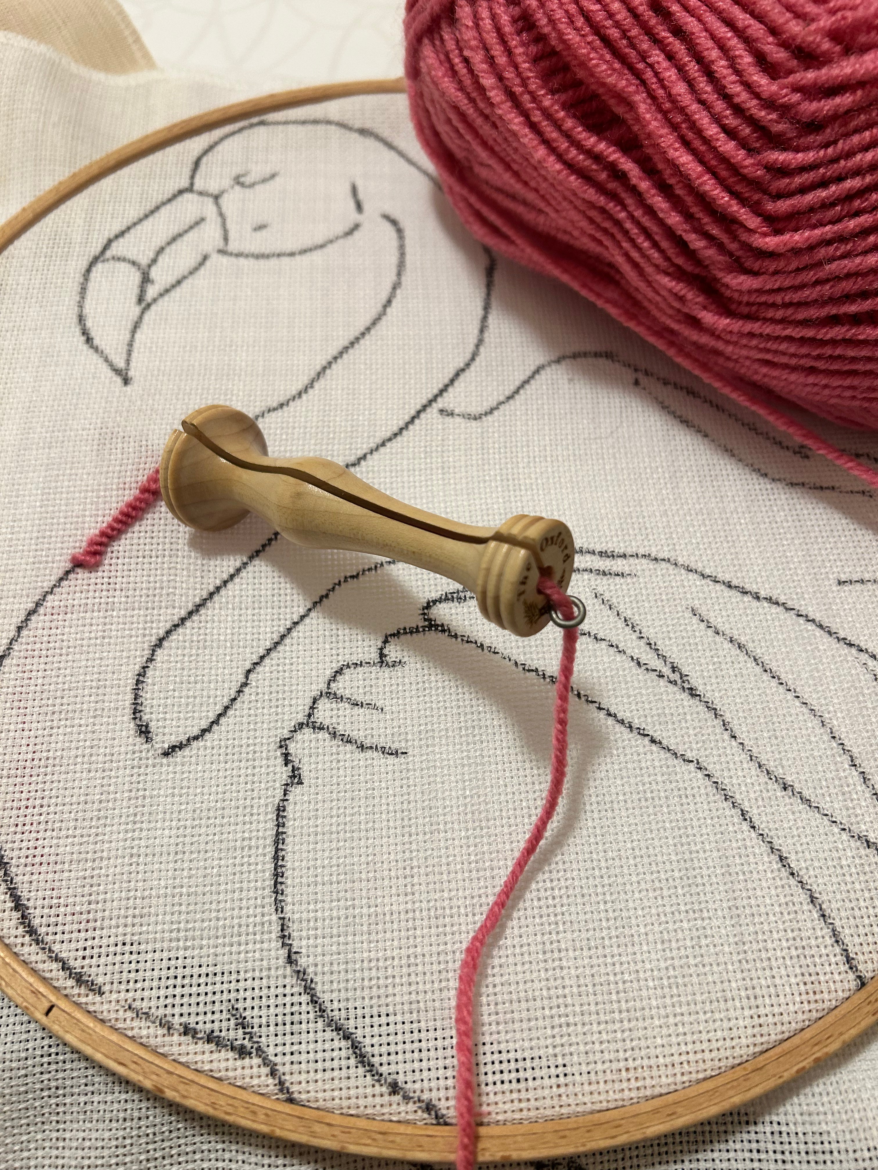 Stevige punch needle stof