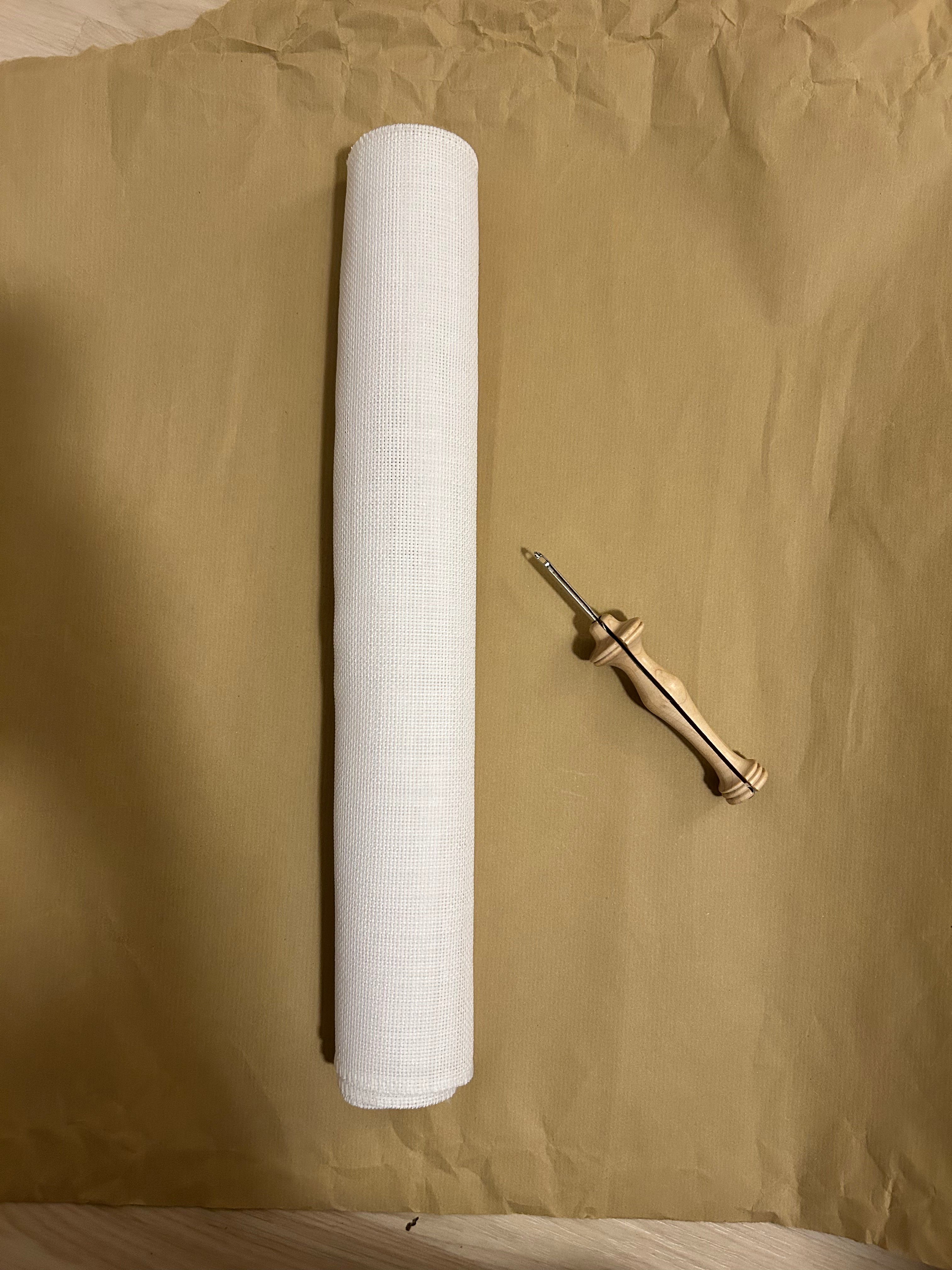 Stevige punch needle stof