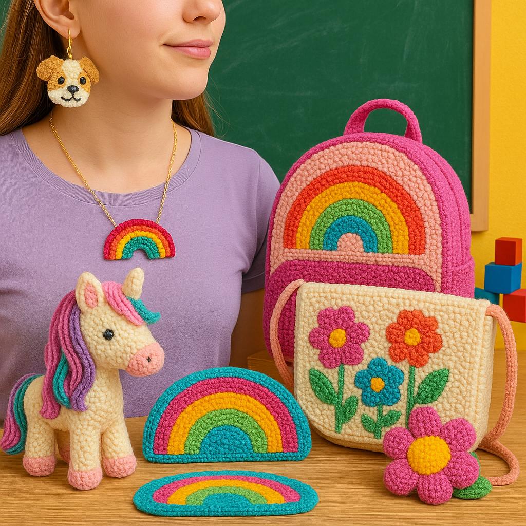 Compleet Punch Needle Pakket – Onderwijs & BSO